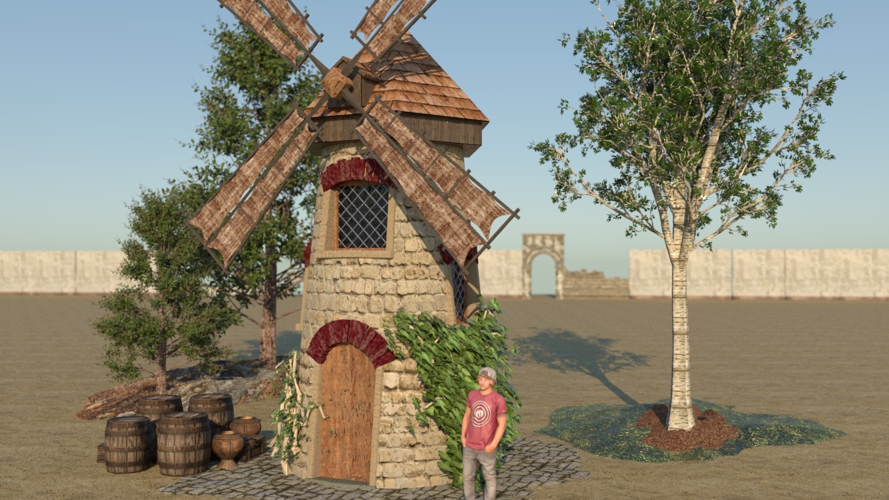 Update - Mittelalterbauten - Windmühle